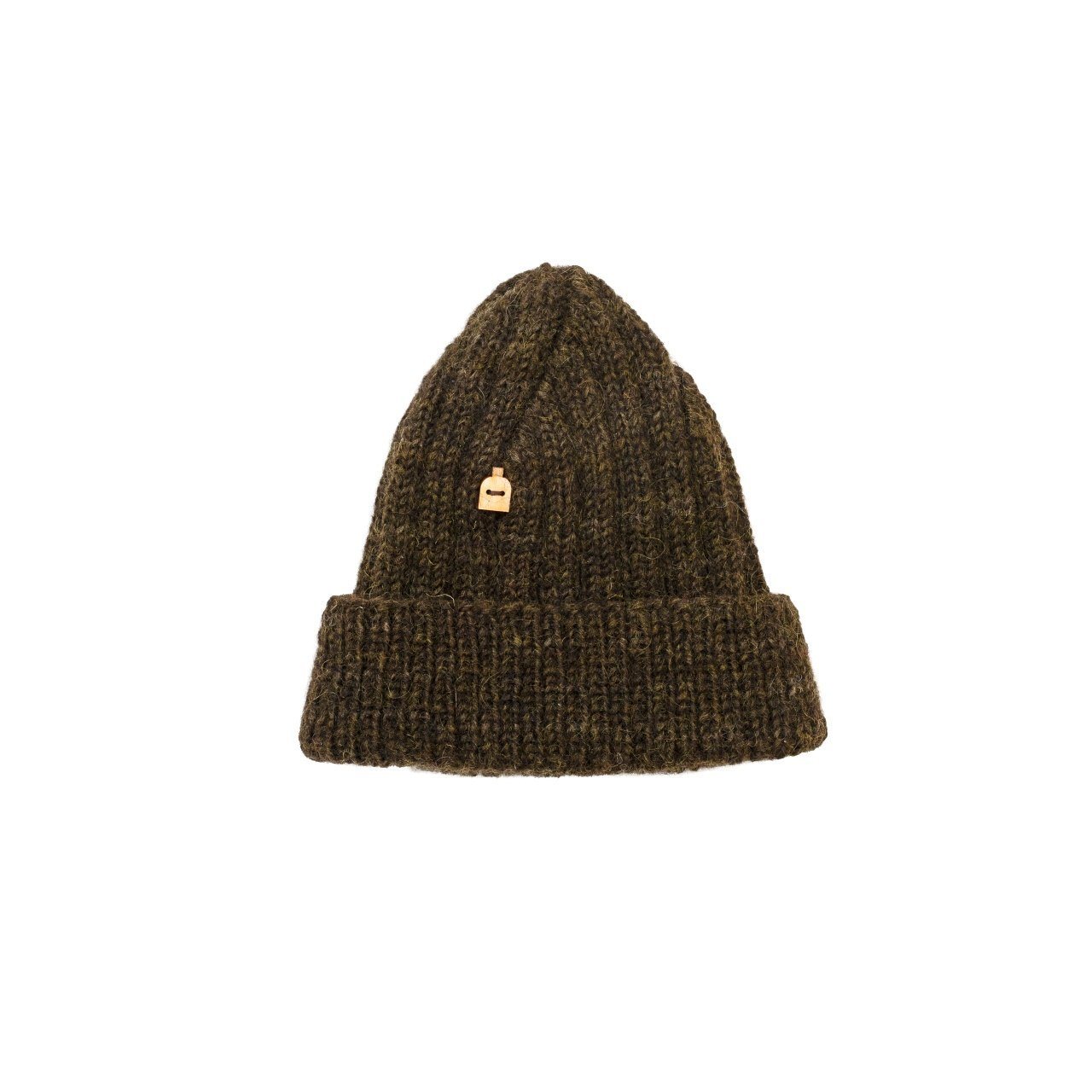 Myssyfarmi Ahti Beanie - Organic Wool, Forest Green / One Size