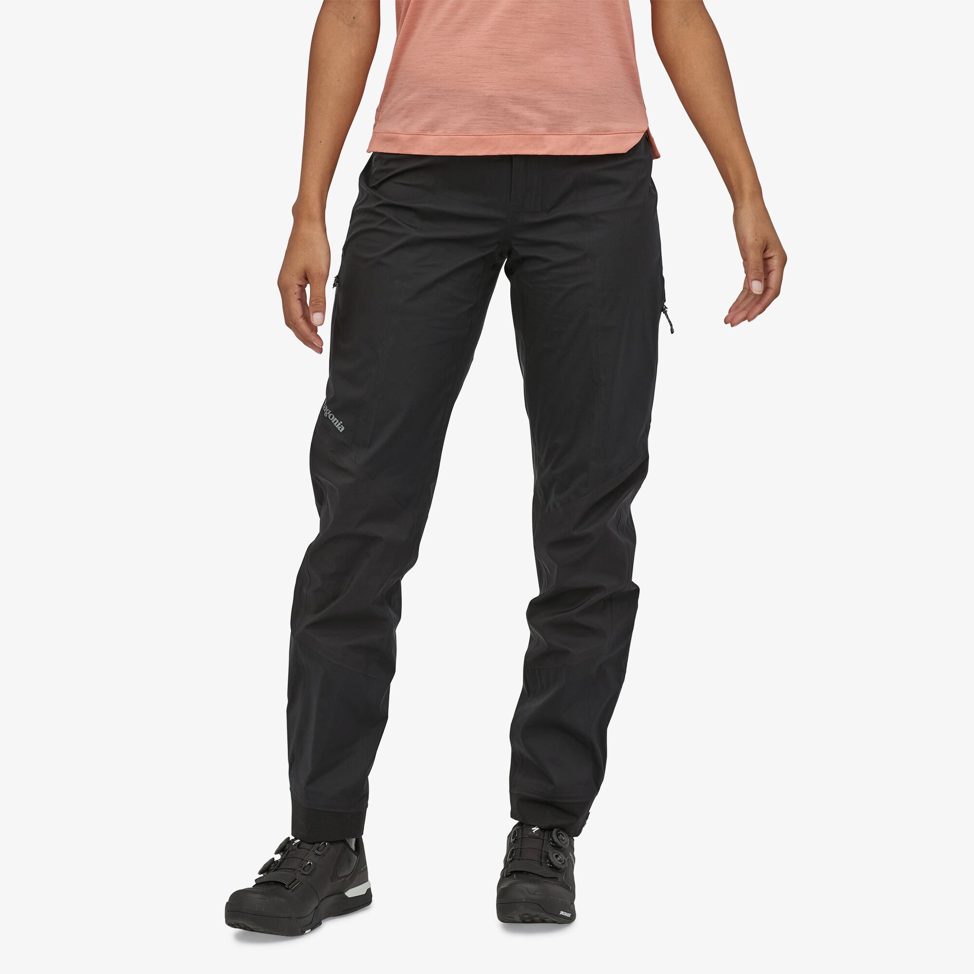 Patagonia Women's Dirt Roamer Storm Pants - Recycled Nylon, Black / M