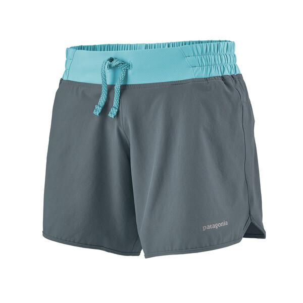 Patagonia Women's Nine Trails Shorts - 6" - Recycled Polyester, Plume Grey / L