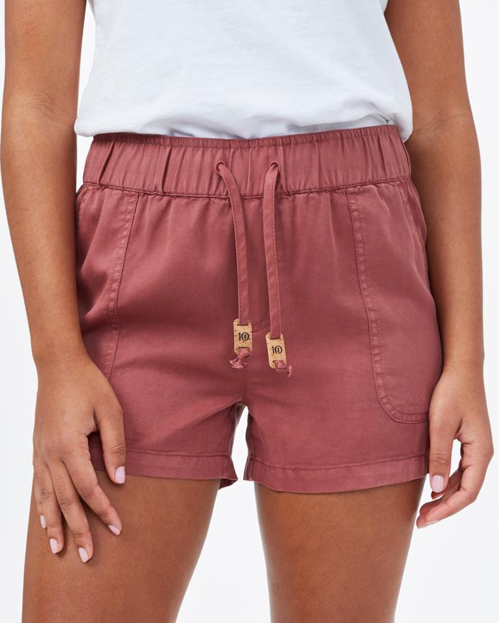 Tentree Women's Instow Short - 100% Tencel, Twilight Mauve / S