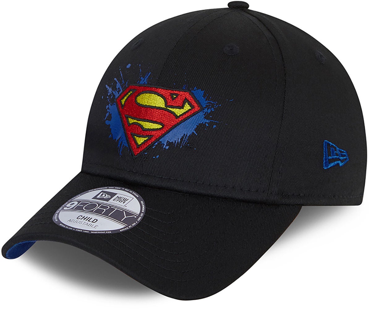 New Era Superman 9Forty Kappe, Black, 6-12 Jahre