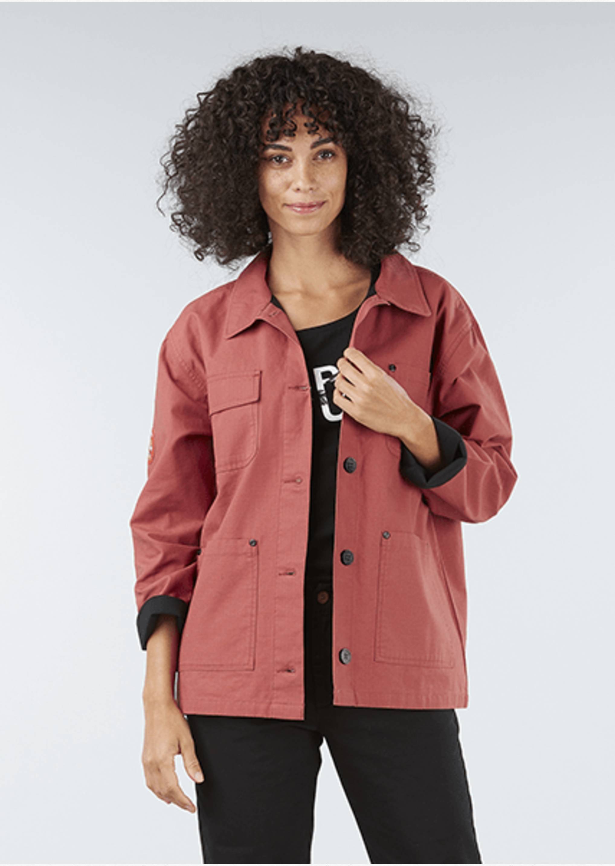Picture Organic Women's Avanas Jacket - 100% Organic Cotton, Redwood / L