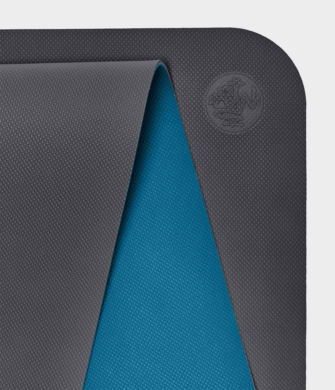 Manduka Begin Yoga Mat 5mm - Toxic Free & Eco-friendly, Steel Grey