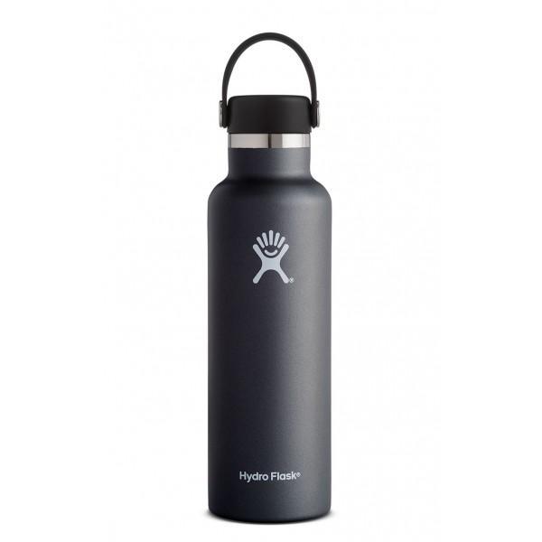Hydro Flask Standard Mouth 0,62L- Stainless Steel BPA Free, Black