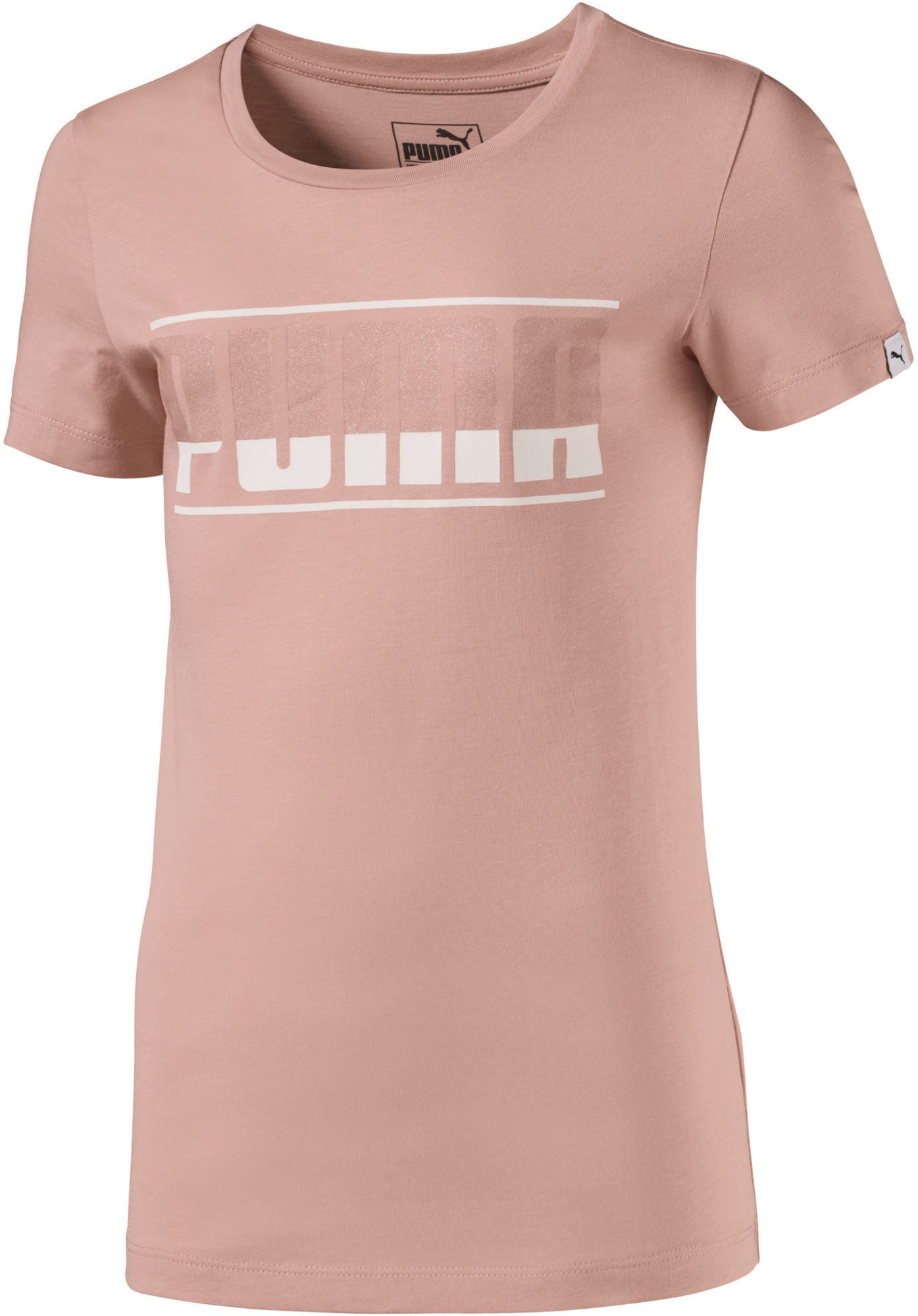 Puma Style Graphic Tee, Peach Beige 116