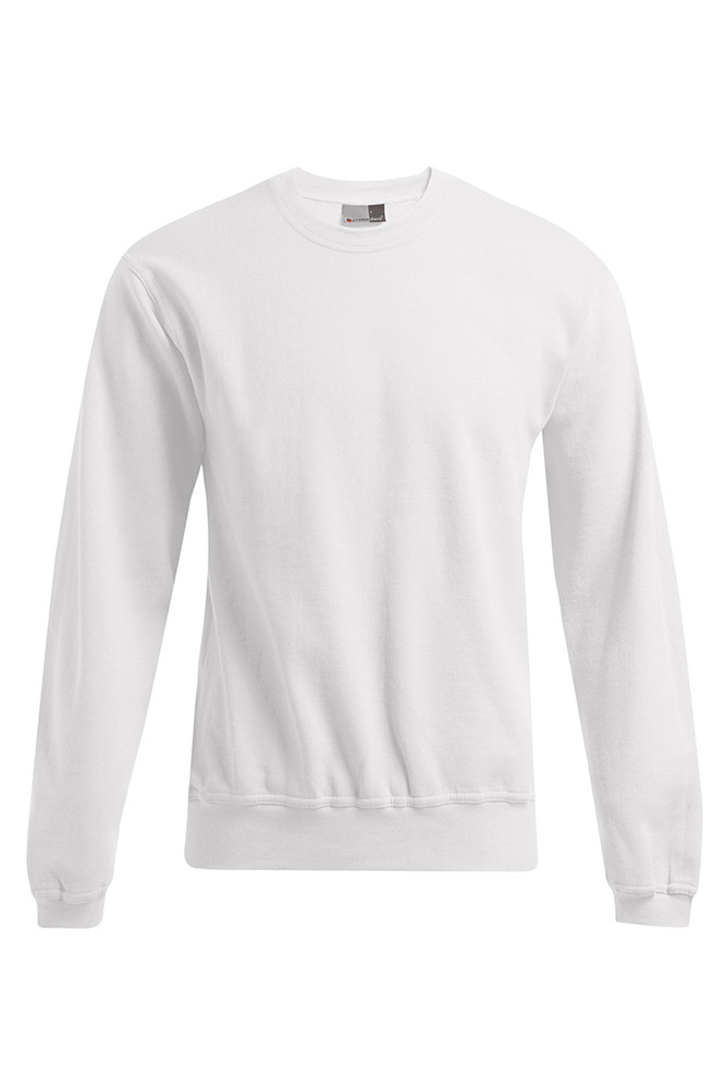 Sweatshirt 80-20 Plus Size Herren, Weiß, XXXL