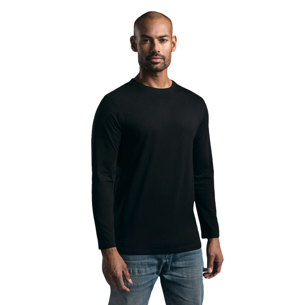 EXCD Langarmshirt Herren, Schwarz, XXL