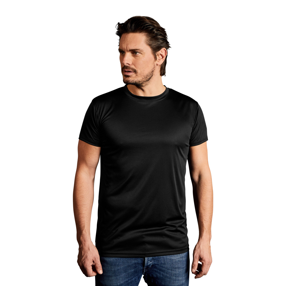UV-Performance T-Shirt Herren, Schwarz, L