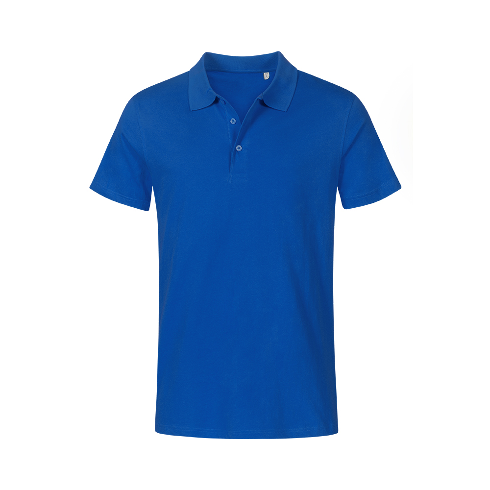 Jersey Poloshirt Plus Size Herren, Königsblau, 4XL