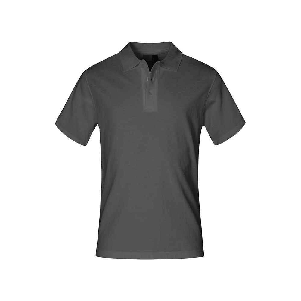 Superior Poloshirt Plus Size Herren, Stahlgrau, 4XL