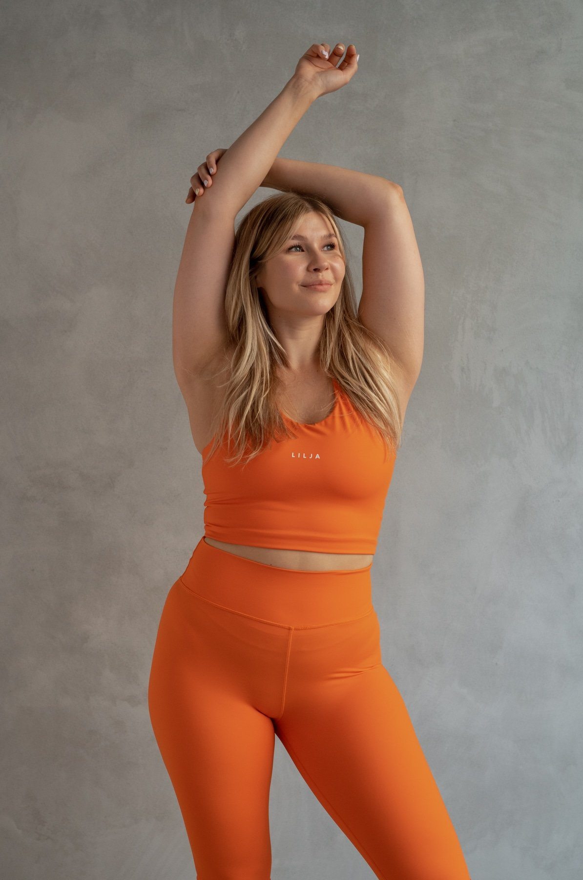 Lilja the Label Women's High-Waisted Tights - Recycled PA, Rust / XS