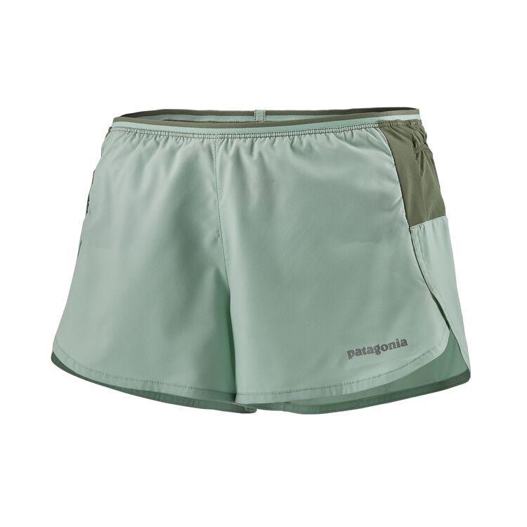 Patagonia Women's Strider Pro Running Shorts - 3" - Recycled Polyester, Gypsum Green / XS