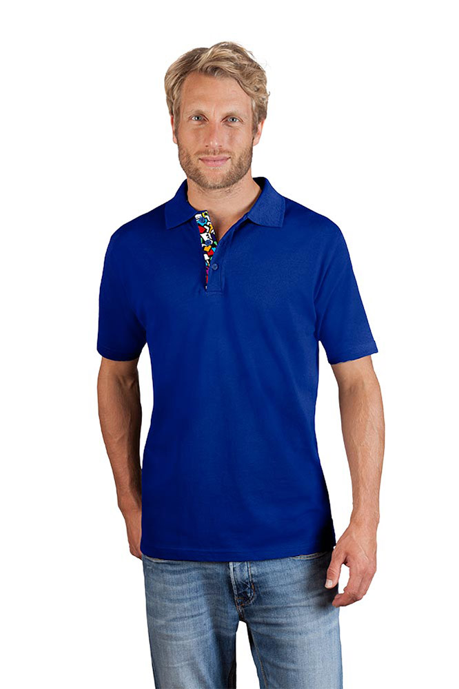 Superior Poloshirt "Graphic" 502 Herren, Königsblau, XXL