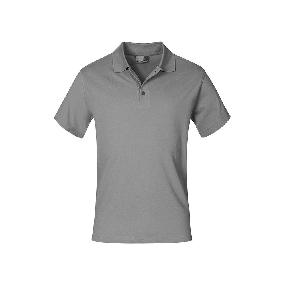 Superior Poloshirt Plus Size Herren, Grau, 4XL