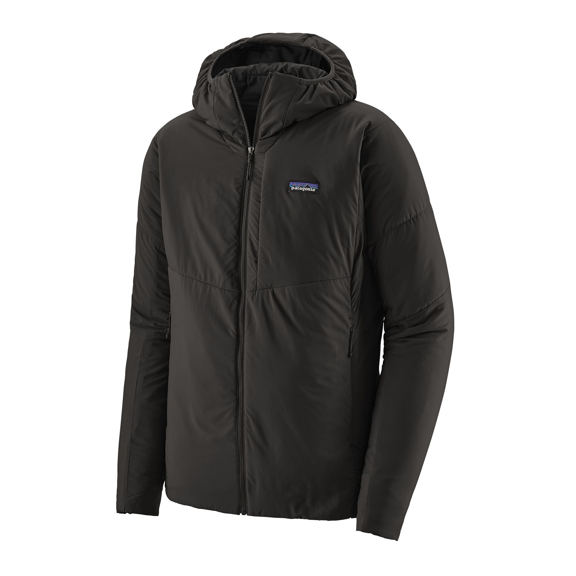Patagonia Men's Nano-Air® Hoody - Balkan Blue - Recycled Polyester, Black / S