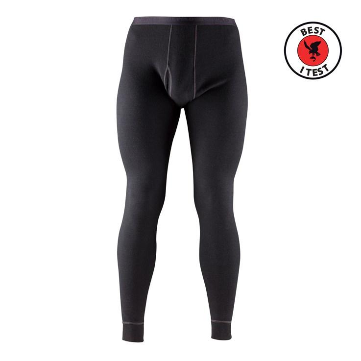 Devold Men's Expedition Long Johns W/Fly - Merino Wool, Black / M