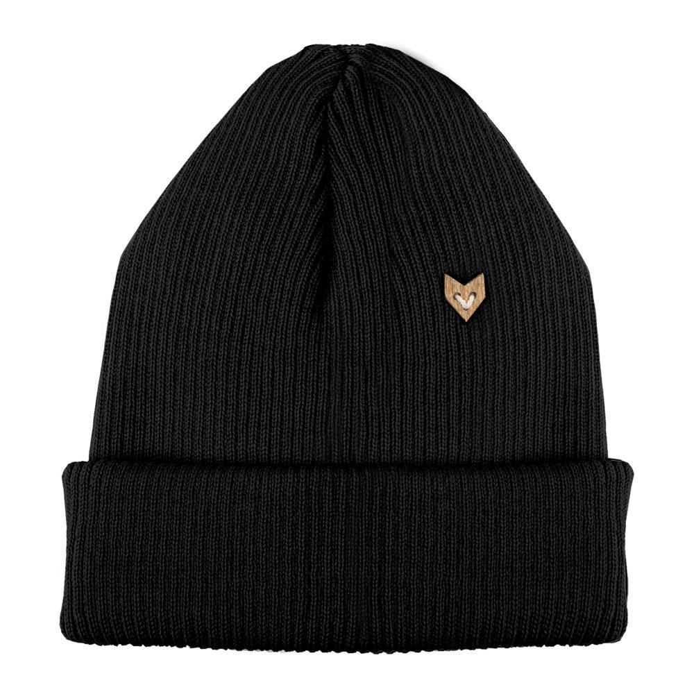 VAI-KØ Lauha Beanie - Merino Wool, Black