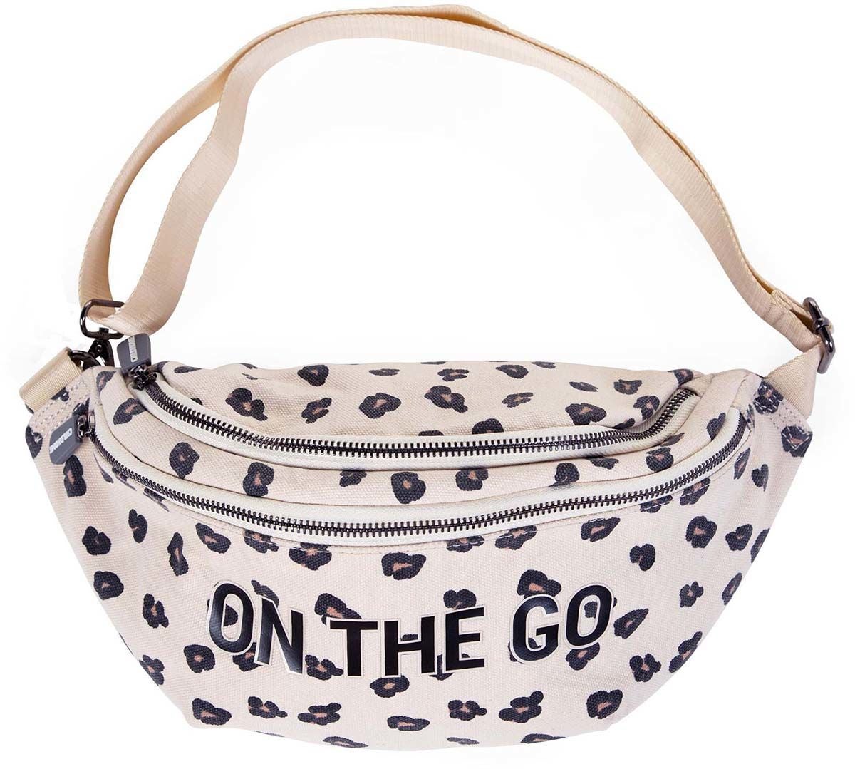 Childhome On The Go Hüfttasche Leopard, Ecru