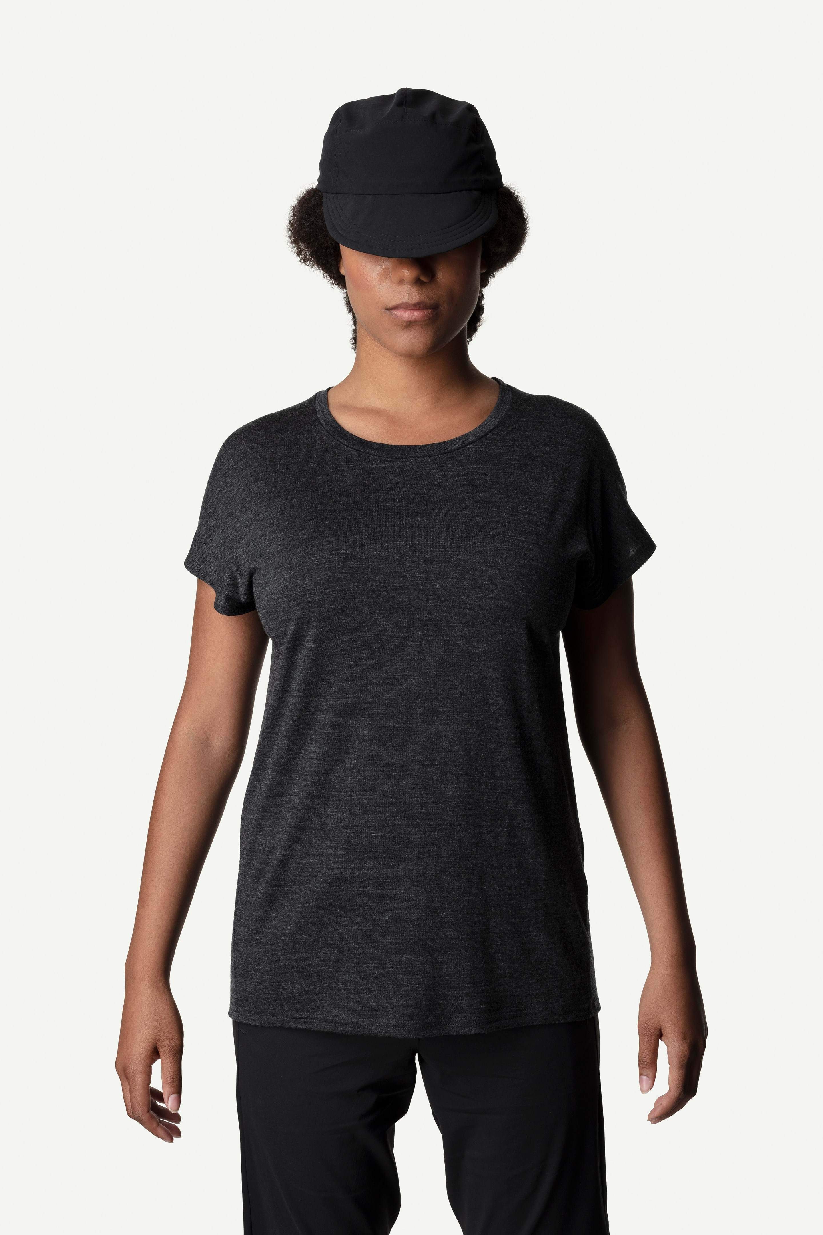 Houdini Women's Activist Tee, True Black / L
