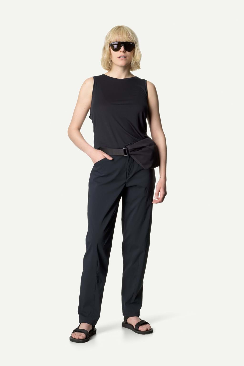 Houdini Women's Wadi Pants - Circular Production, True Black / XL