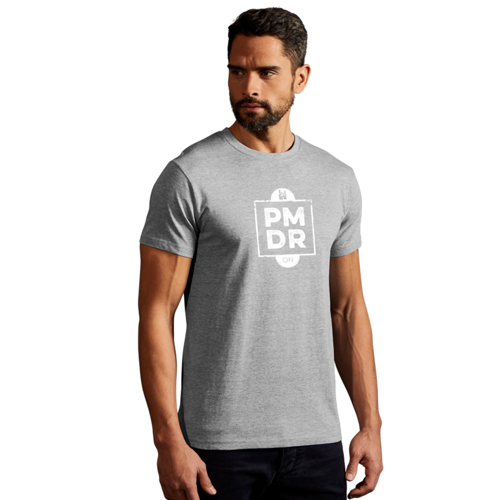Print "promodoro rock on" Premium T-Shirt Herren, Sportgrau, XXL
