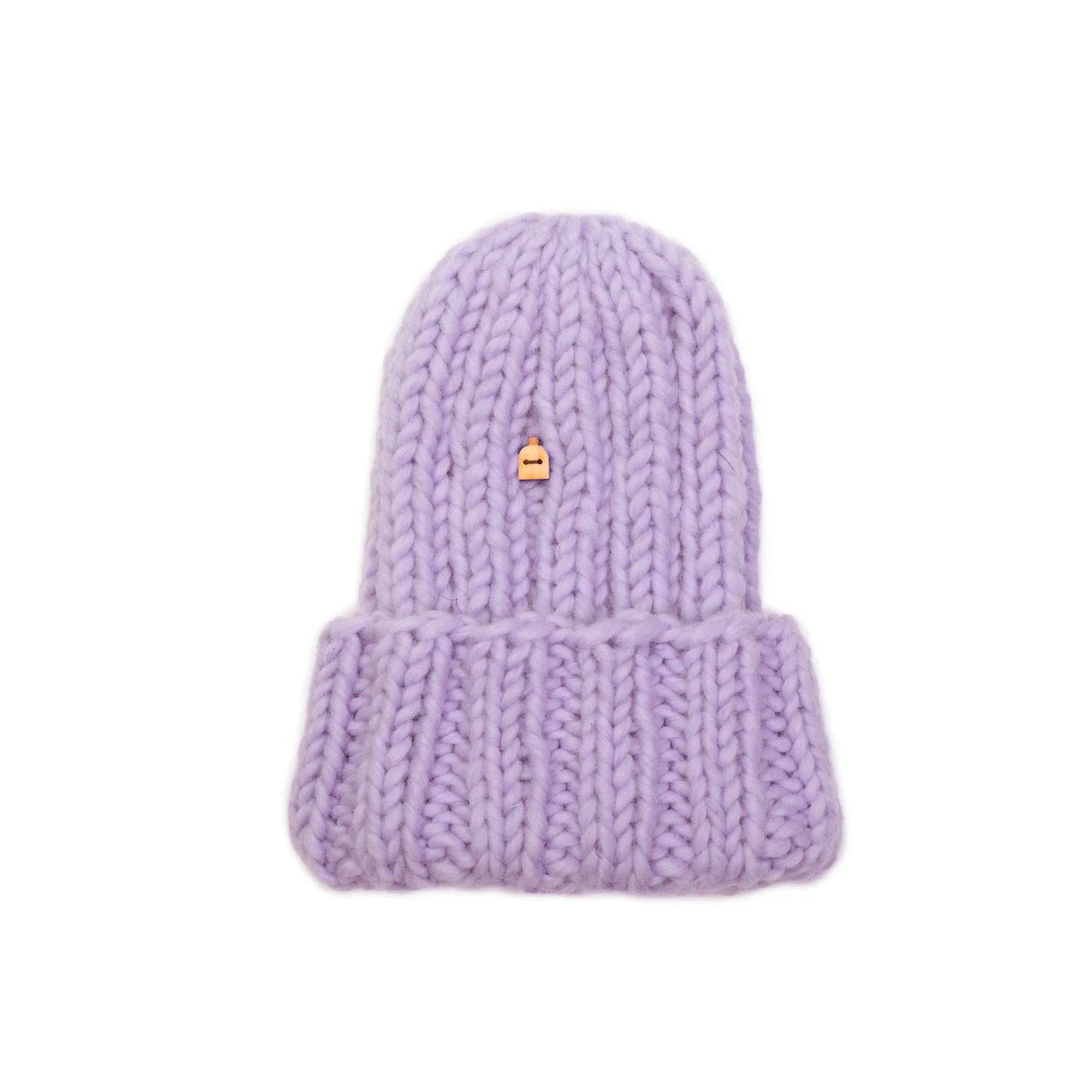 Myssyfarmi Muffi Beanie - Finnish Organic Wool, Lavender Lila