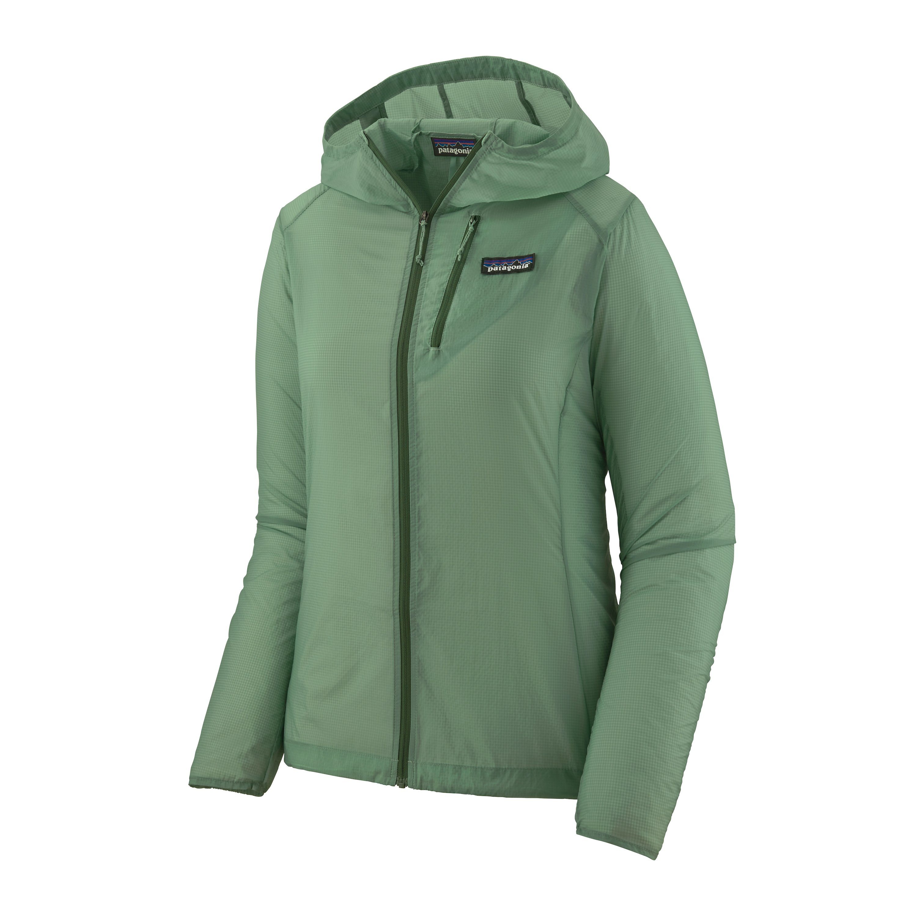 Patagonia Women's Houdini® Jacket - 100% Recycled Nylon, Gypsum Green / S