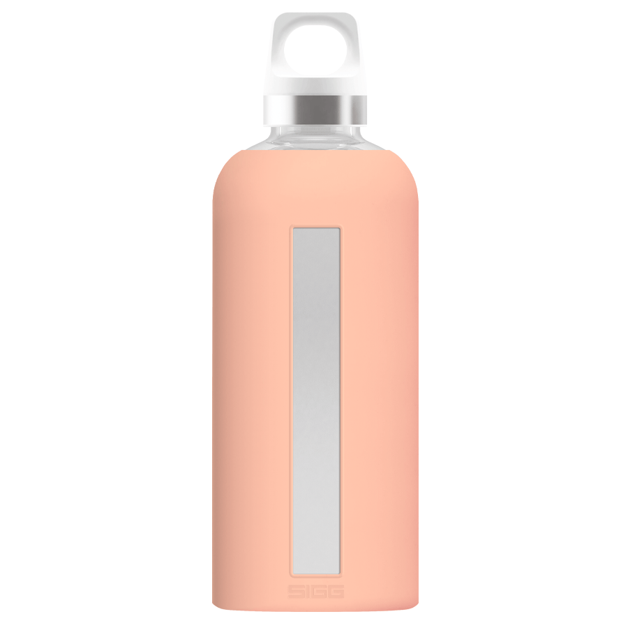SIGG Glass Water Bottle Star, Shy Pink / 0.5
