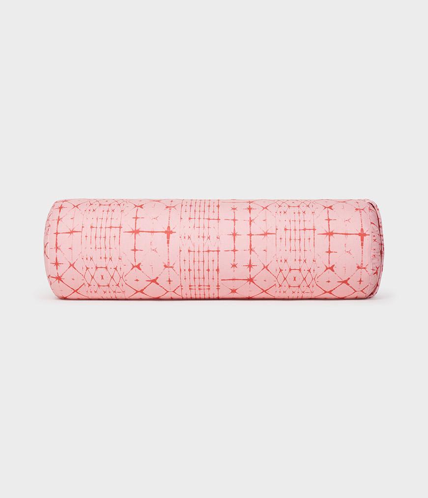 Manduka Enlight Round Bolster, Star Dye Coral