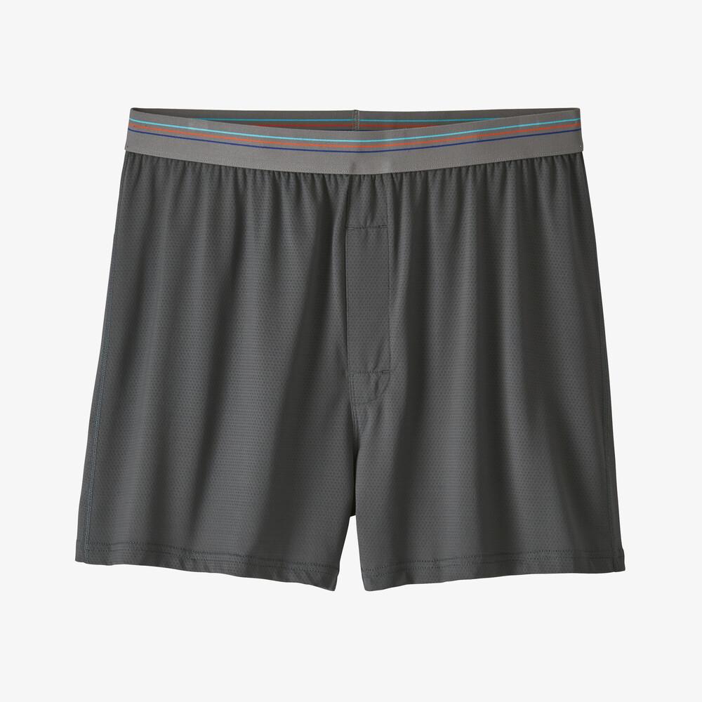 Patagonia Men's Sender Boxers - 4½", Forge Grey / S