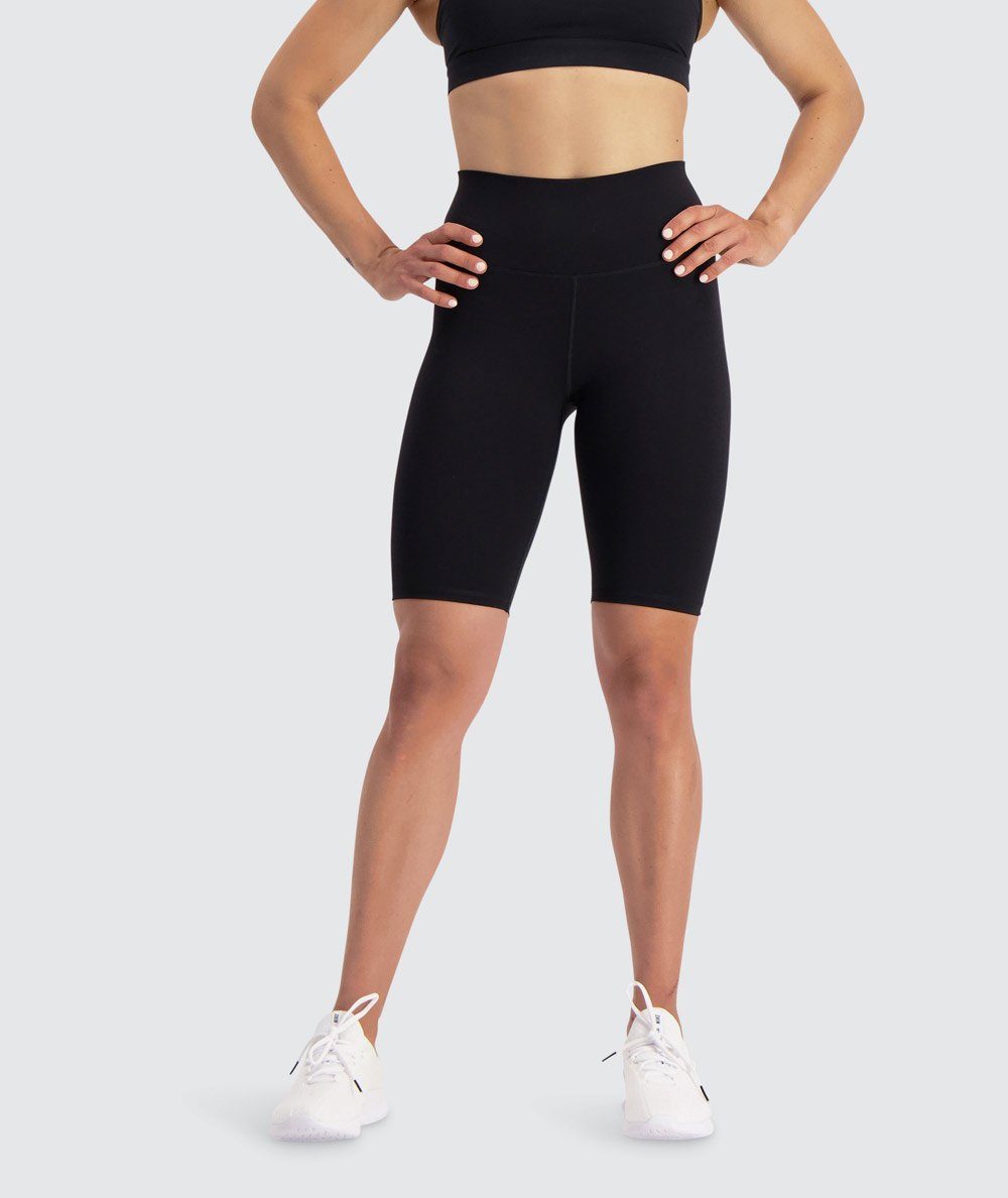 Gymnation W's High-waist Biker Shorts, Black / XS
