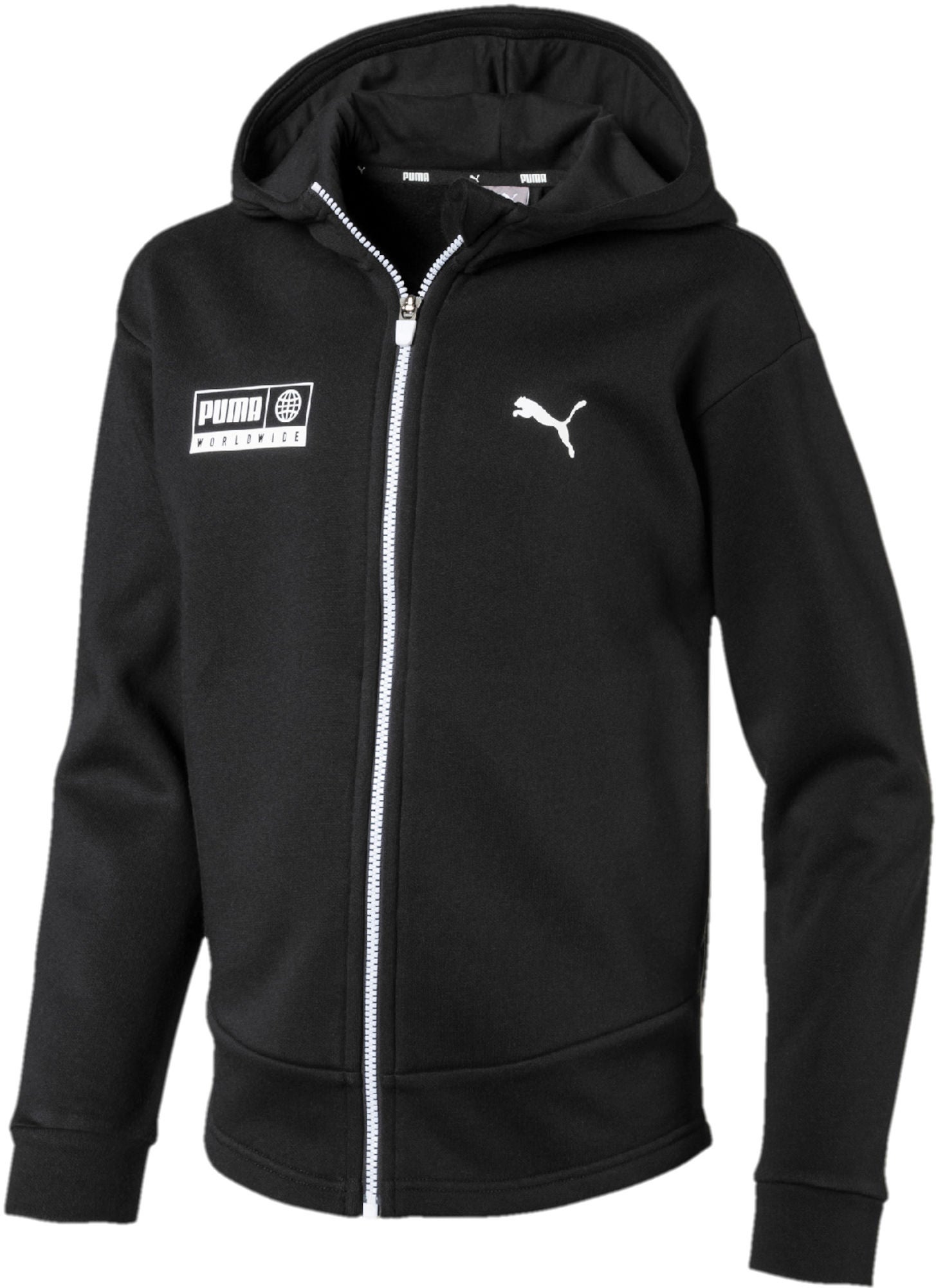 Puma Alpha Graphic Sweat Jacke, Black 104
