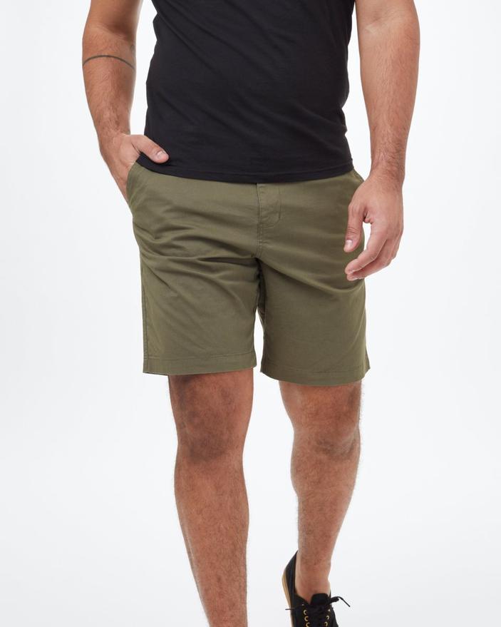 Tentree Men's Twill Latitude Short, Olive Night Green / 31