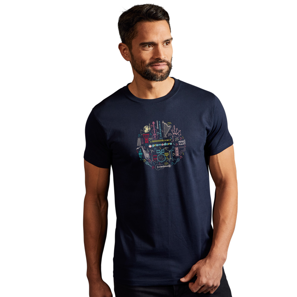 Print "promodoro orchestra" Premium T-Shirt Herren, Marineblau, XXL