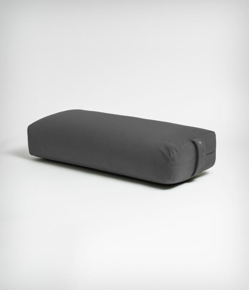 Manduka Enlight Rectangular Bolster, Thunder (Grey) / One Size