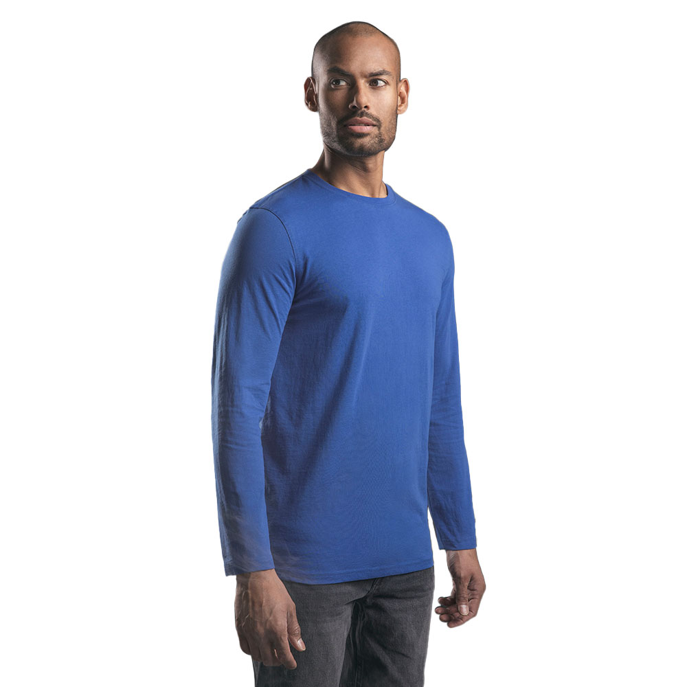 EXCD Langarmshirt Herren, Kobaltblau, L