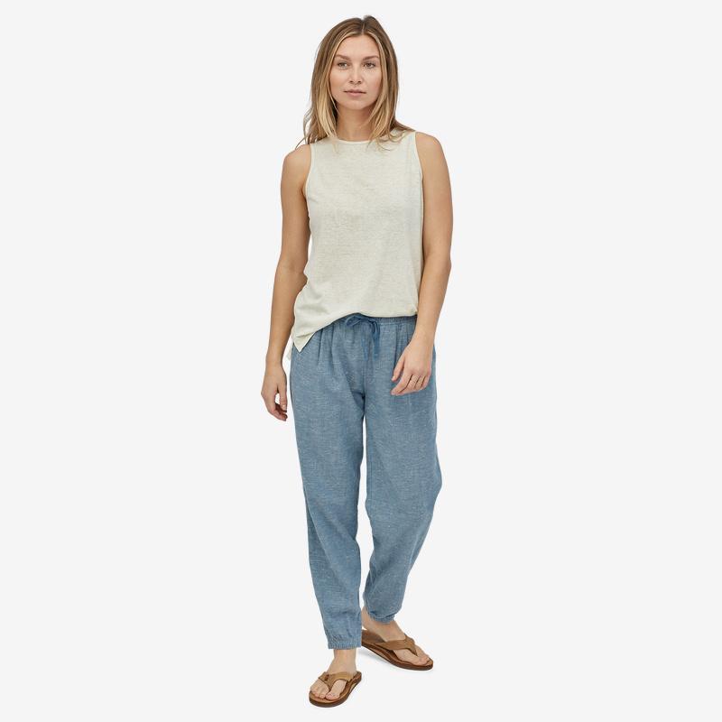 Patagonia Women's Island Hemp Beach Pants, Goshawk Dobby: Pigeon Blue / XS