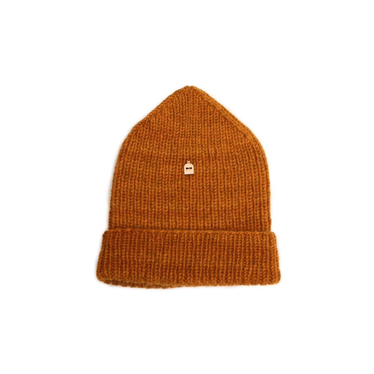 Myssyfarmi Sea A'hoy Beanie - Organic Wool, Autumn Orange / One Size