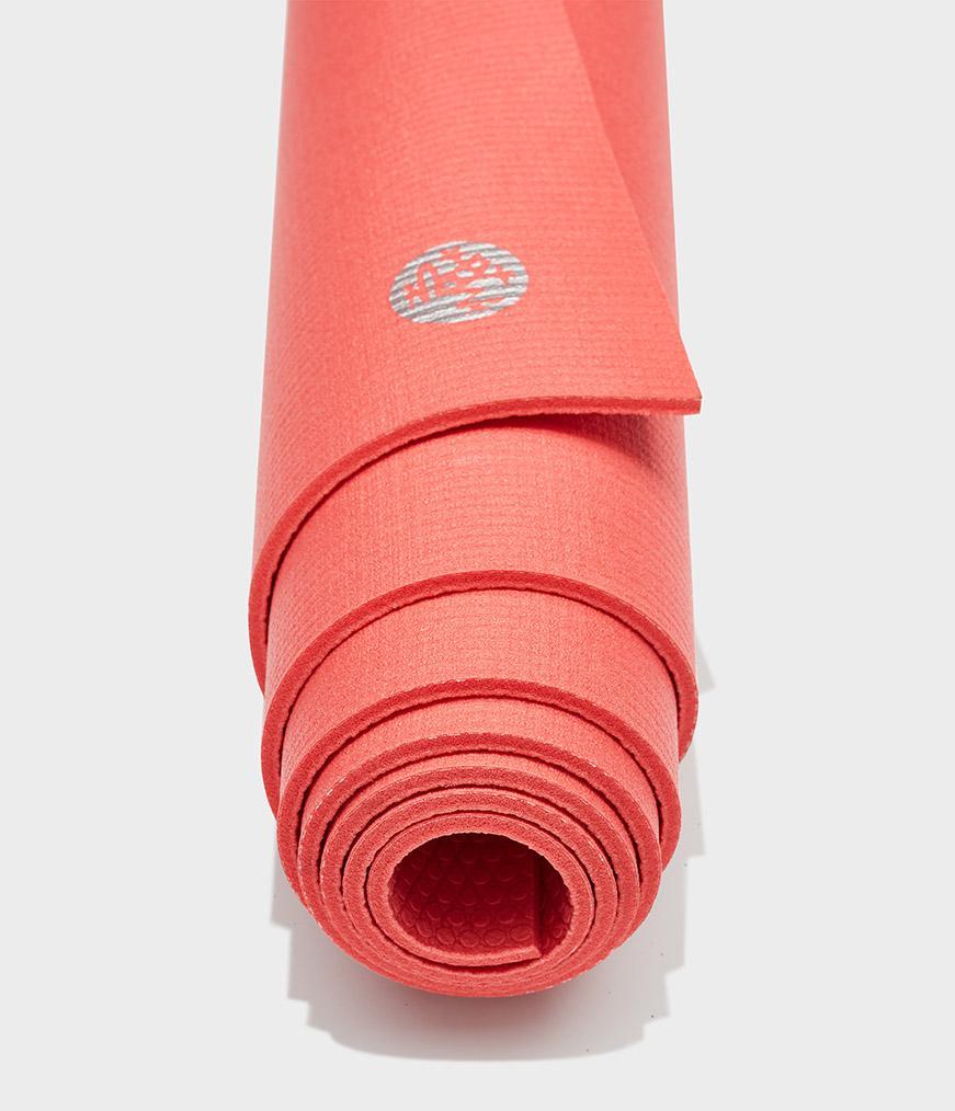 PROlite Yoga Mat 4.7 mm - OEKO-TEX Certified PVC, Deep Coral