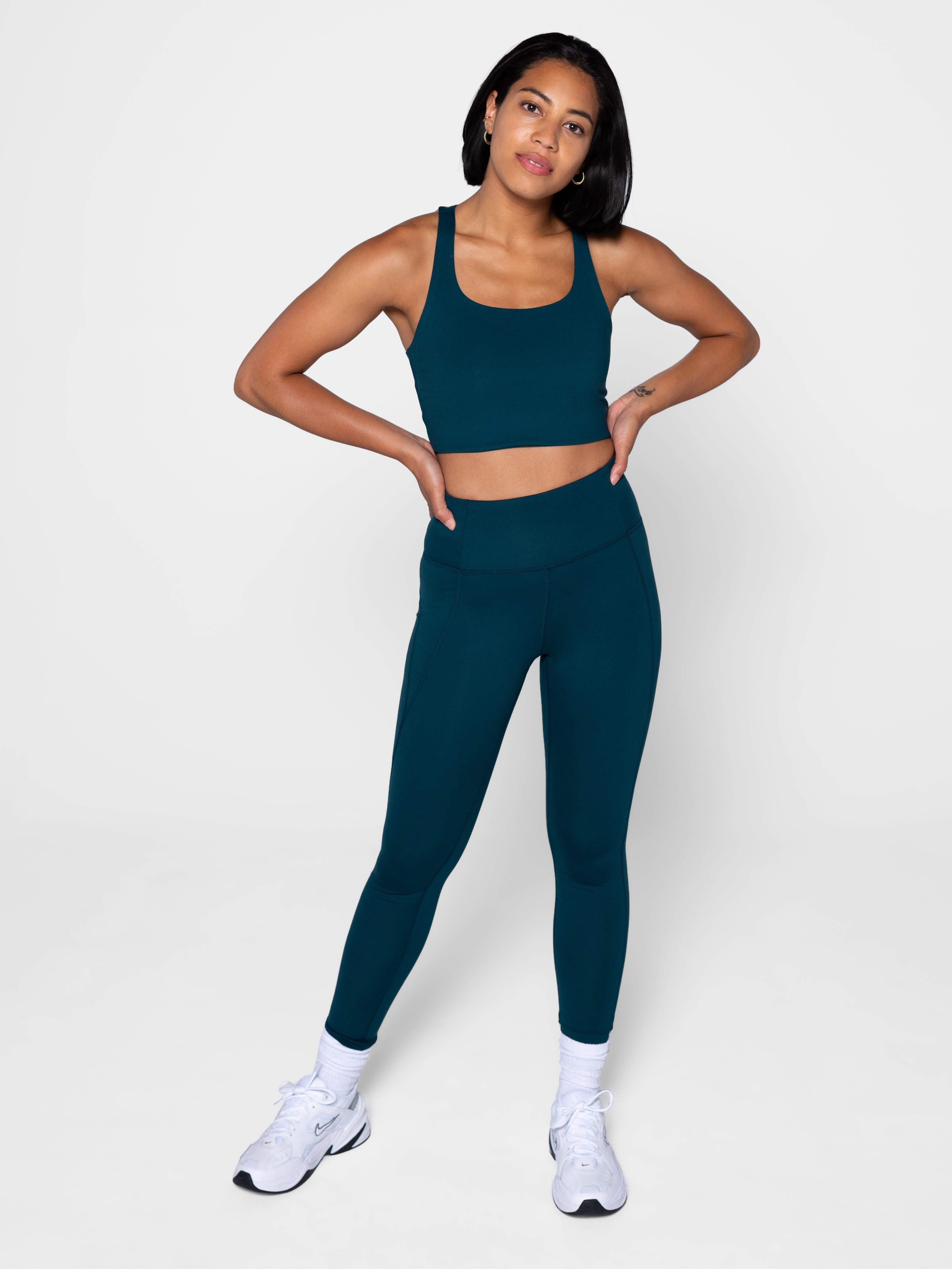 Girlfriend Collective Kompressions-Leggings, Globe / XS / Normal