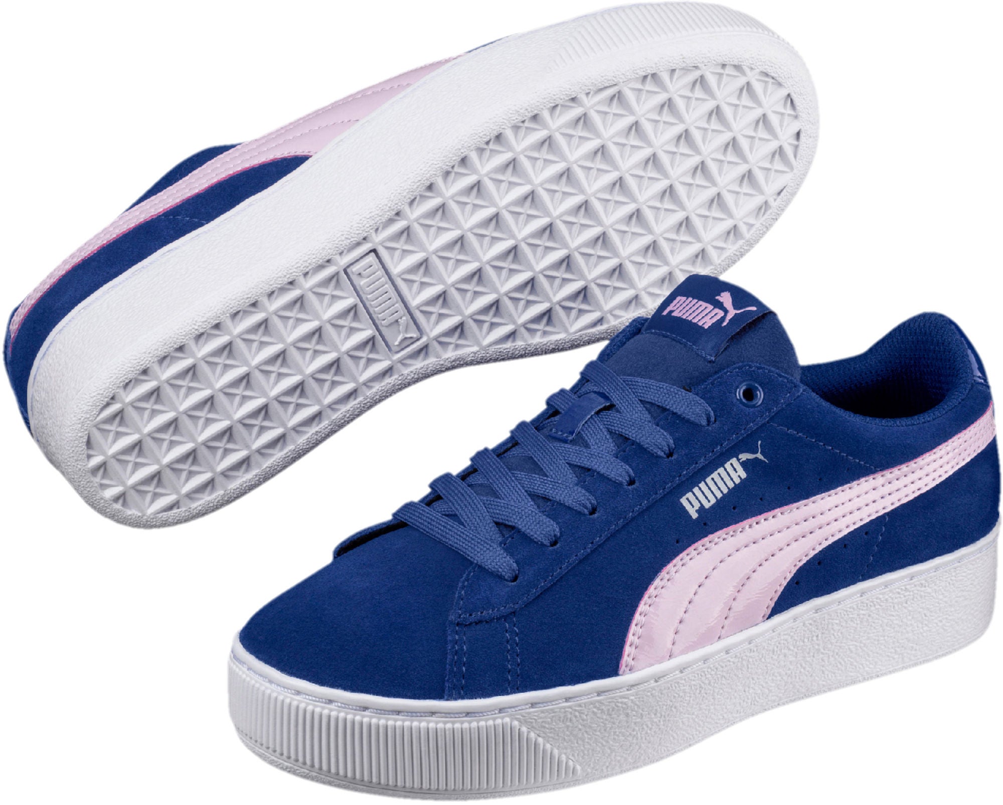 Puma Vikky Platform AC Sneaker, Blue 28