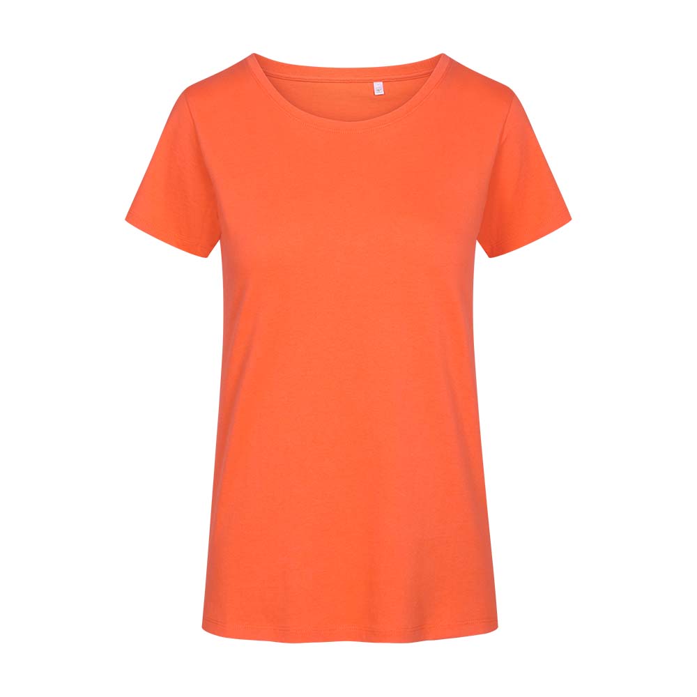 Premium Organic T-Shirt Damen, Dunkelorange, L