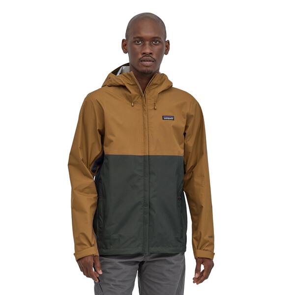 Patagonia Men's Torrentshell 3L Jacket - 100% Recycled Nylon, Mulch Brown / M