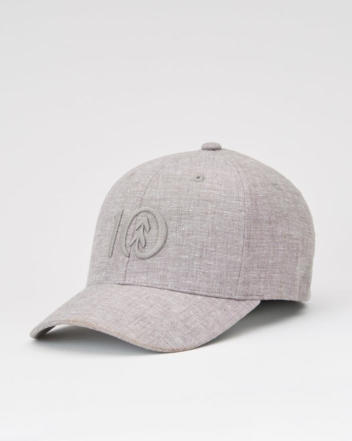 Tentree Unisex Logo Hemp Thicket Hat, Gargoyle Grey Heather