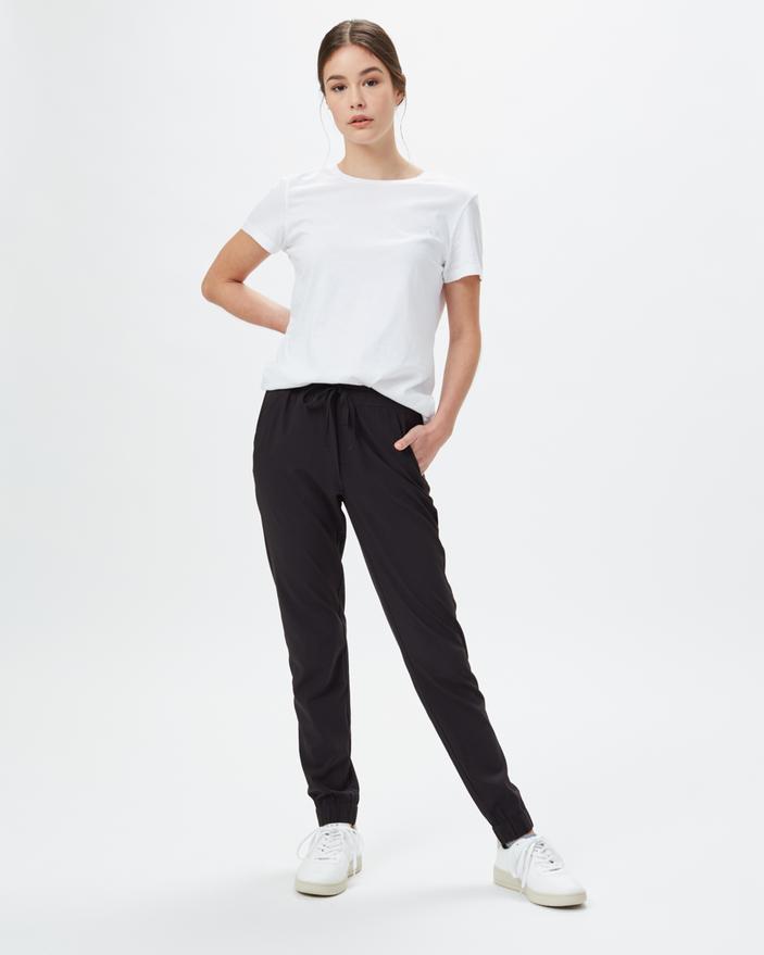 Tentree Women's Destination Pacific Jogger - Recycled Polyester, Meteorite Black / M