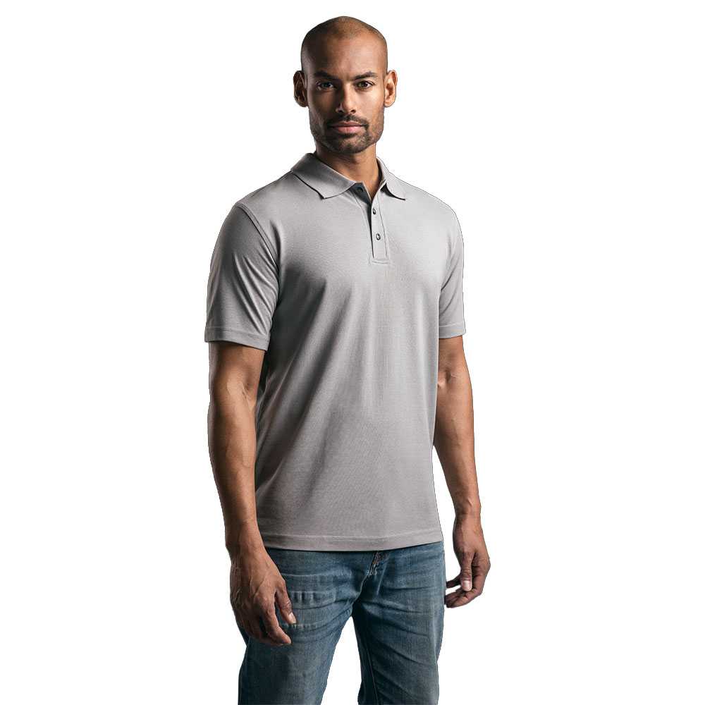 EXCD Poloshirt Herren, Grau, XXL