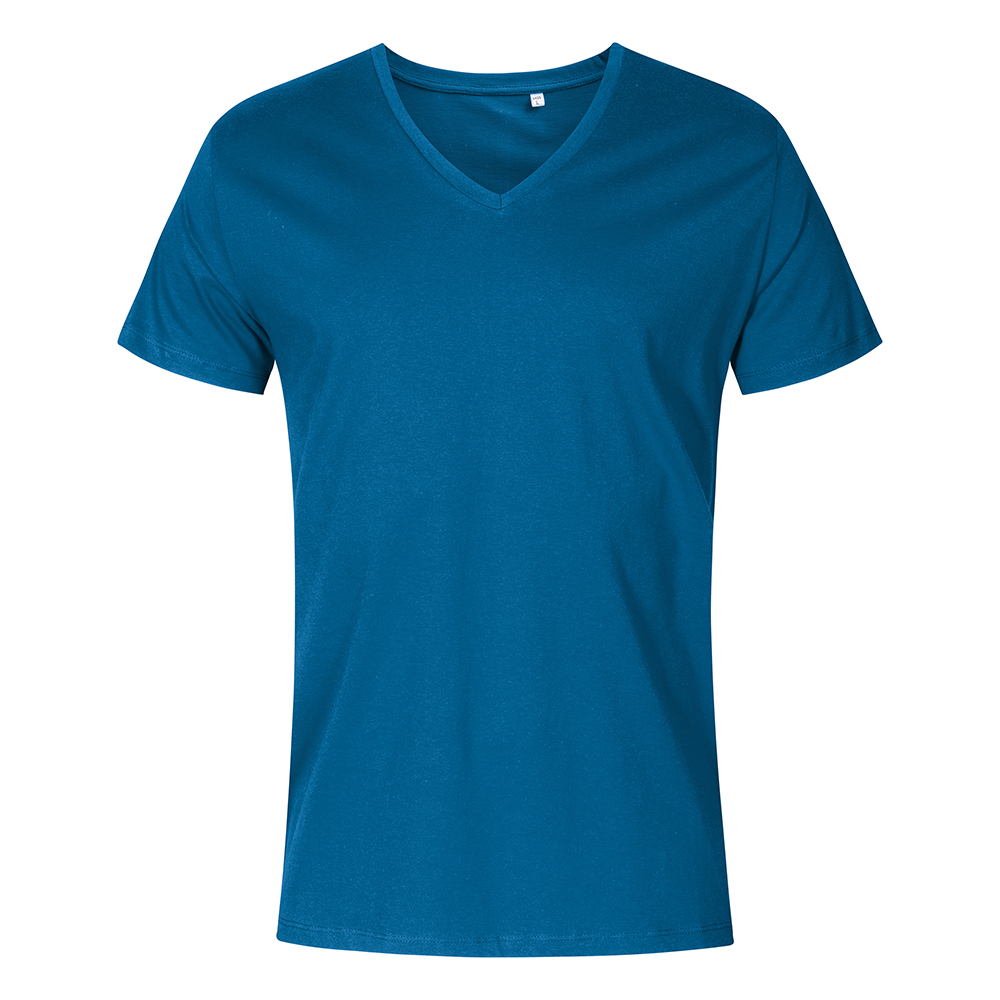 X.O V-Ausschnitt T-Shirt Plus Size Herren, Petrol, XXXL
