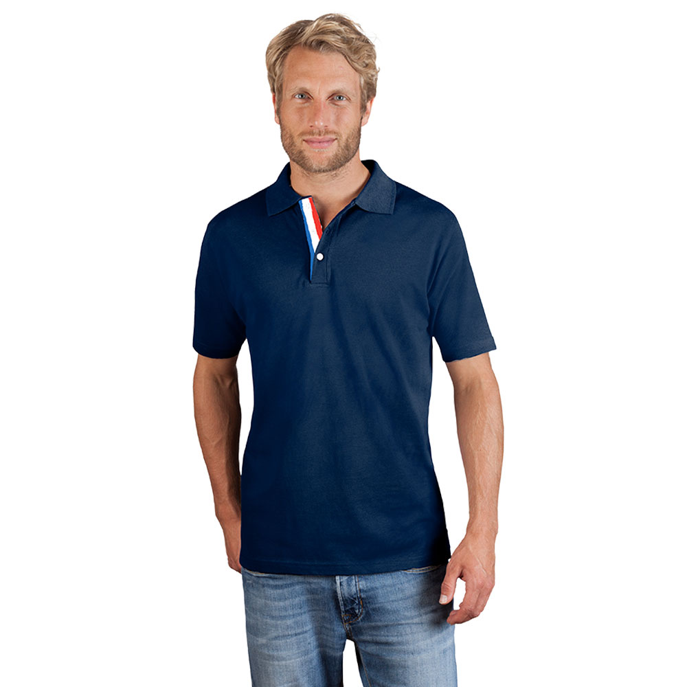 Fanshirt Frankreich Superior Poloshirt Herren, Marineblau, L