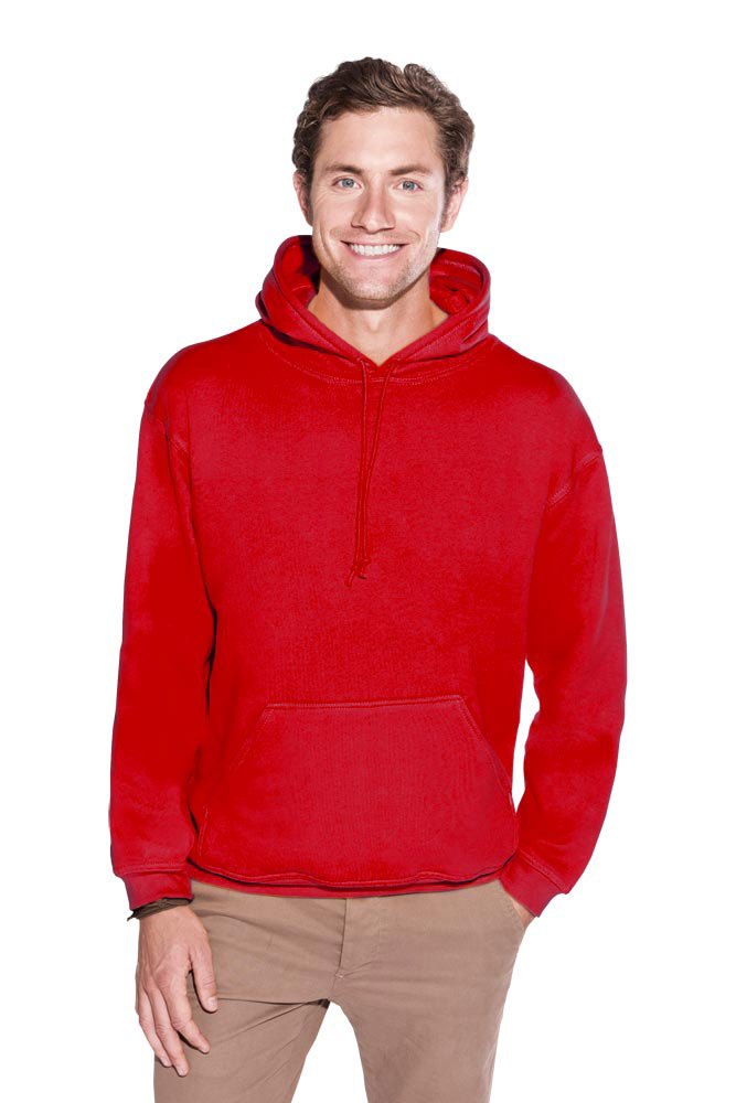 Baumwoll Hoodie Herren Sale, Rot, XXL