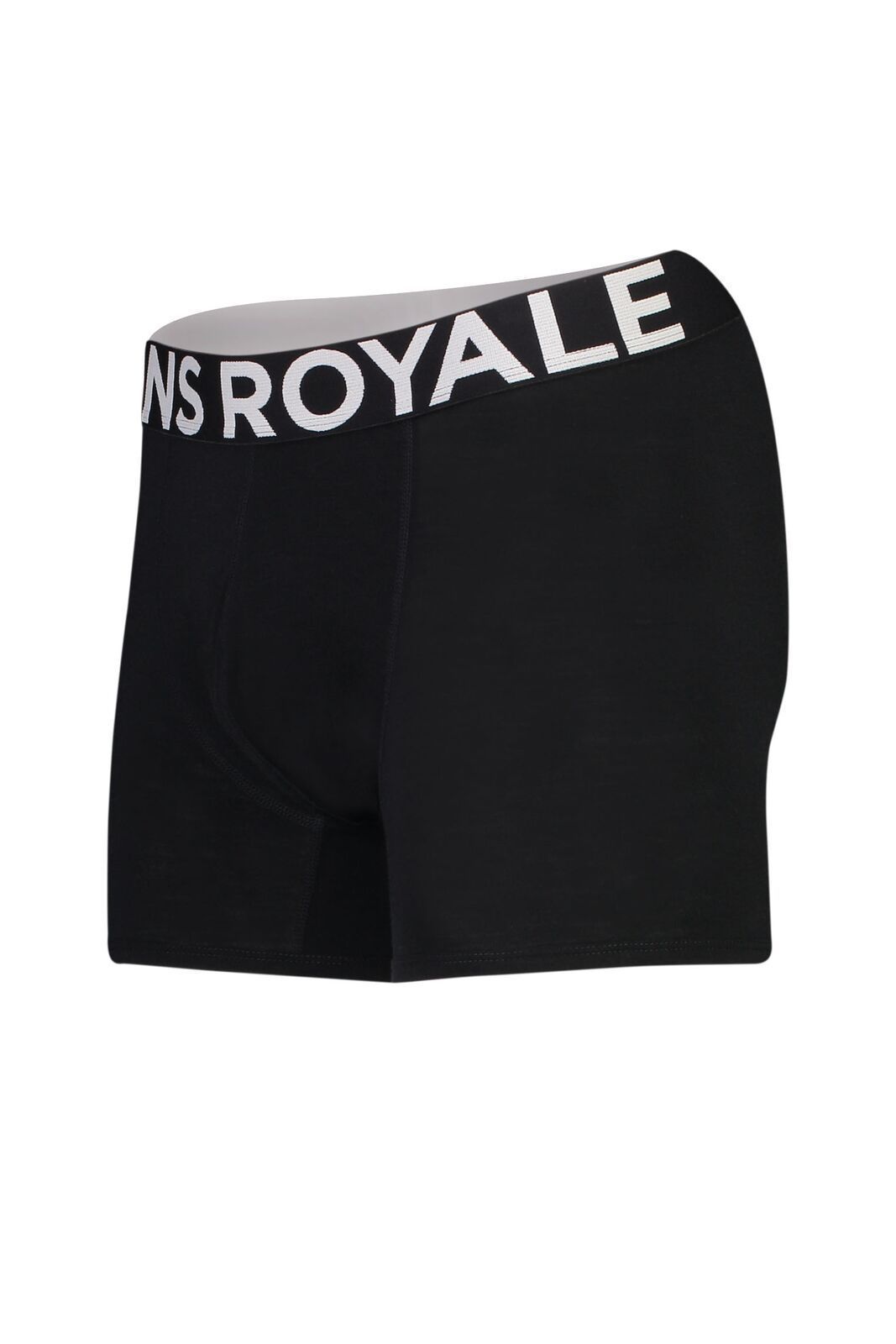 Mons Royale Men's Hold 'em Shorty Boxer - Merino wool, Black / S